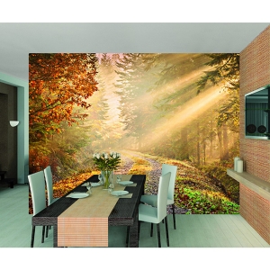  کاغذ دیواری 1wall سری Giant Mural مدل Autumn Forest